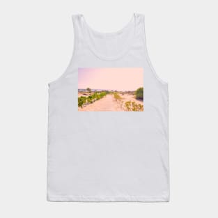 Pathway to the beach in Oman pink version Tank Top